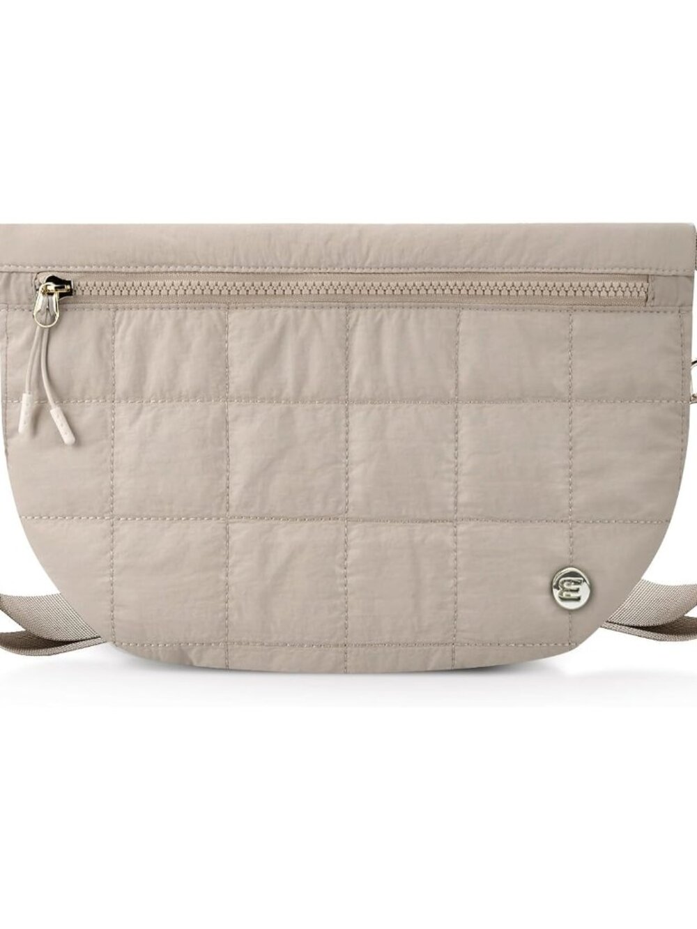 Quilted Crossbody Bags for Women - Stylish Puffer Shoulder Purse Puffy Fanny Pac